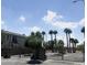 View of gated community featuring lush palm trees, desert landscaping, and stone entry at 4490 S Montana Dr, Chandler, AZ 85248
