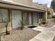 Exterior view of the community clubhouse with well-maintained landscaping and easy access at 4850 E Desert Cove Ave # 241, Scottsdale, AZ 85254