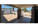 Private courtyard with a brick patio, fountain, and seating area, offering a tranquil outdoor space at 6911 E Thunderbird Rd, Scottsdale, AZ 85254