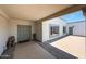 Spacious porte cochere with a covered entrance and paved driveway, providing convenience and protection at 6911 E Thunderbird Rd, Scottsdale, AZ 85254