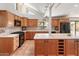 Kitchen with an island and stainless steel appliances at 6931 E Pershing Ave, Scottsdale, AZ 85254