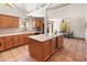 Kitchen with an island and stainless steel appliances at 6931 E Pershing Ave, Scottsdale, AZ 85254