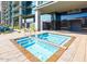 Inviting hot tub with clean tile work, set in a modern outdoor area and adjacent to upscale building at 7120 E Kierland Blvd # 316, Scottsdale, AZ 85254