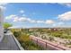 Rooftop deck with lush landscaping and expansive city and mountain views at 7120 E Kierland Blvd # 316, Scottsdale, AZ 85254