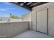 View of covered patio area with view of neighborhood at 8020 E Thomas Rd # 313, Scottsdale, AZ 85251
