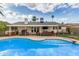 Inviting backyard swimming pool with lounge area, barbecue, and lush landscaping at 8713 E Citrus Way, Scottsdale, AZ 85250
