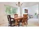 Cozy dining area with natural light and a view to the outside, perfect for Gathering meals and entertaining at 1122 E Michelle Dr, Phoenix, AZ 85022