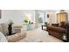 Comfortable living space featuring plush seating, natural light, and neutral tones for a relaxed atmosphere at 1122 E Michelle Dr, Phoenix, AZ 85022