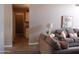 The living room features a comfortable sofa with decorative pillows and artwork at 1333 N Higley Rd # 7, Mesa, AZ 85205