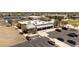Aerial view of well-maintained building with parking lot, showcases accessibility and community services at 18432 W Port Royale Ln, Surprise, AZ 85388