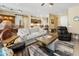 Spacious living room with comfortable seating and an open layout, great for entertaining at 18634 N Paloma Ct, Surprise, AZ 85387