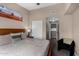 Stylish bedroom with a king-size bed, closet, and modern decor, offering a comfortable and chic living space at 1920 E Bell Rd # 1189, Phoenix, AZ 85022