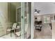Open floor plan with a living room and view from the patio with seating at 1920 E Bell Rd # 1189, Phoenix, AZ 85022