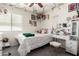 Stylish bedroom with a vanity and natural lighting at 2223 S Hughes Dr, Buckeye, AZ 85326