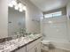 Stylish bathroom with granite countertop and glass vessel sink at 3840 N 43Rd Ave # 34, Phoenix, AZ 85031