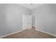 Neutral bedroom with carpet and double closet doors at 4236 S John Way, Chandler, AZ 85249