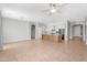 Bright, open kitchen featuring a spacious island, modern appliances, and seamless transition to the living area at 4236 S John Way, Chandler, AZ 85249