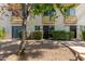 Charming apartment exterior with tidy landscaping, a tree, and clearly marked unit numbers at 4600 N 68Th St # 379, Scottsdale, AZ 85251