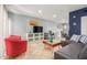 Bright living room featuring modern furniture, tiled flooring, and an open layout perfect for entertaining at 4600 N 68Th St # 379, Scottsdale, AZ 85251