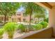 Serene patio view of landscaped grounds and building exterior at 11333 N 92Nd St # 1075, Scottsdale, AZ 85260