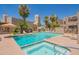 Resort-style community pool with ample seating and a separate spa, perfect for relaxation at 11333 N 92Nd St # 1075, Scottsdale, AZ 85260