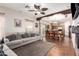Open concept living space with view into the kitchen and dining areas at 1145 E Harold Dr, San Tan Valley, AZ 85140