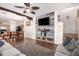 Open concept living space with view into the kitchen and dining areas at 1145 E Harold Dr, San Tan Valley, AZ 85140