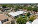 Aerial view of the backyard, patio, and landscaping at 12835 N 16Th Dr, Phoenix, AZ 85029