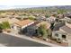 Aerial view of a well-maintained residential neighborhood featuring modern homes and manicured landscaping at 1747 E Grove St, Phoenix, AZ 85040