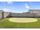 Backyard putting green surrounded by lush artificial turf, perfect for golf enthusiasts at 1747 E Grove St, Phoenix, AZ 85040