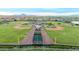 Wide aerial shot displays a well-kept baseball complex with multiple fields, green spaces, and clear skies at 2401 E Rio Salado Pkwy # 1192, Tempe, AZ 85288