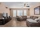 Comfortable living room with large windows providing natural light at 2401 E Rio Salado Pkwy # 1192, Tempe, AZ 85288