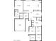 Detailed floor plan showcasing the layout of rooms, including the garage, bedrooms, kitchen, and living spaces at 241 W Roadrunner Dr, Chandler, AZ 85286