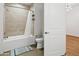 Bathroom with tiled shower/tub combination and modern fixtures at 3131 N Central Ave # 3009, Phoenix, AZ 85012