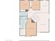 Detailed second floor plan showcasing the bedrooms, bathrooms, and primary bedroom suite at 4530 E Desert Wind Dr, Phoenix, AZ 85044