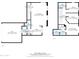 Detailed floor plan showcasing the layout of the home, including dimensions and square footage at 4716 E Red Oak Ln # 102, Gilbert, AZ 85297