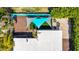 Backyard featuring a covered patio, turf and lounge chairs at 5739 N 11Th St, Phoenix, AZ 85014