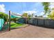 Backyard with overhead shade and privacy fence at 5739 N 11Th St, Phoenix, AZ 85014