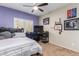 Neutral bedroom featuring a desk and large window with great lighting at 650 E Silver Creek Rd, Gilbert, AZ 85296
