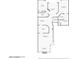 Floor plan showcasing the layout of bedrooms, bathrooms, kitchen, and living spaces at 7955 E Chaparral Rd # 115, Scottsdale, AZ 85250