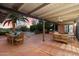 Beautiful backyard featuring a pool, patio, and outdoor kitchen at 8035 E Paraiso Dr, Scottsdale, AZ 85255