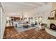 Bright living room with tile floor and open floor plan at 8035 E Paraiso Dr, Scottsdale, AZ 85255