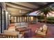Inviting patio area with ample seating and a covered dining space at 8035 E Paraiso Dr, Scottsdale, AZ 85255