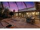Outdoor patio with living and dining areas, perfect for entertaining at 8035 E Paraiso Dr, Scottsdale, AZ 85255