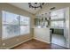 Eat in dining area with a view of the front of the property at 823 W Bradford Dr, Gilbert, AZ 85233