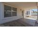Covered patio overlooking low maintenance yard at 823 W Bradford Dr, Gilbert, AZ 85233