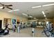 Bright gym featuring various cardio and weight machines, with motivational posters to inspire a healthy lifestyle at 9017 E June Cir, Mesa, AZ 85207