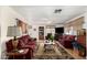 Open-concept living area featuring plush seating, natural light, and tasteful furnishings at 9501 E Broadway Rd # 168, Mesa, AZ 85208