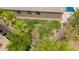 Spacious backyard with green grass and desert landscaping at 10261 W Foothill Dr, Peoria, AZ 85383