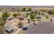 Aerial view of park with playground, picnic areas and walking trails for community residents at 10261 W Foothill Dr, Peoria, AZ 85383